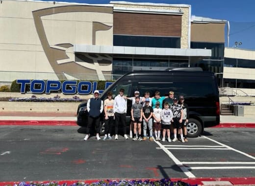 Team trip at Topgolf